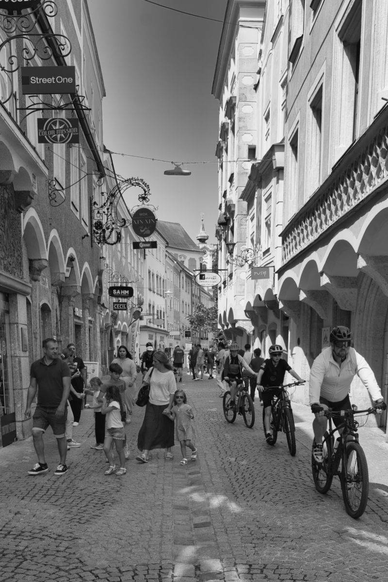 Steyr, Fußgänger Zone